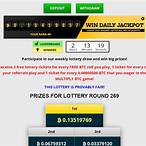online lottery bitcoins